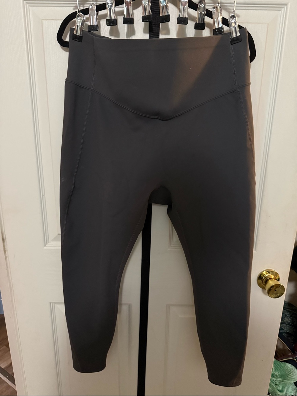 Thermal High-Waist Leggings — Charcoal